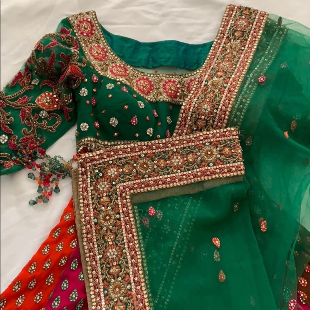 COPY - Indian Pakistani Multicolored Anarkali Suit